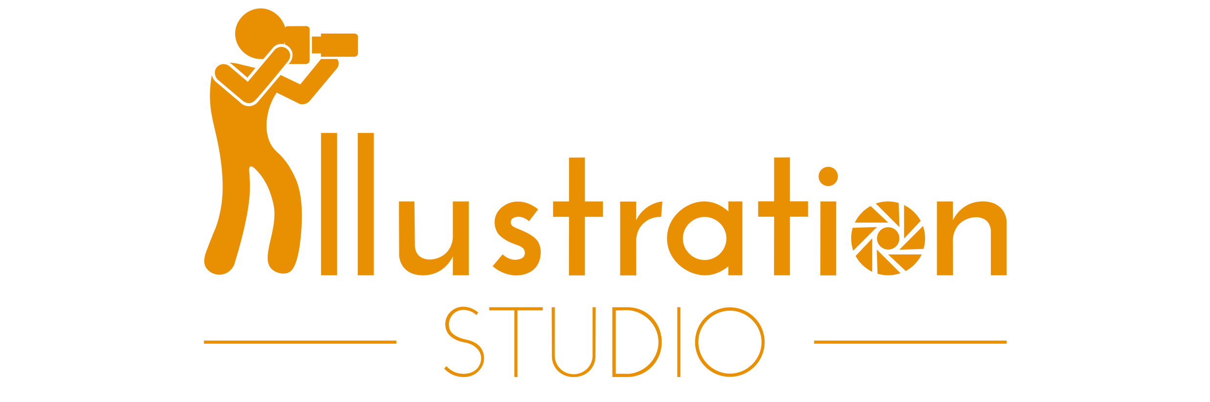logo illustration studio new j